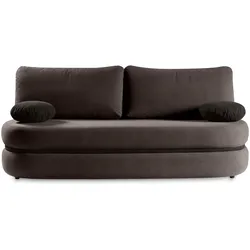 SCHLAFSOFA Valio 3-Sitzer mit Schlaffunktion, Braun