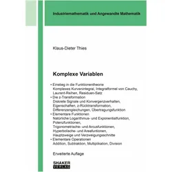 Komplexe Variablen, Fachbücher von Klaus-Dieter Thies