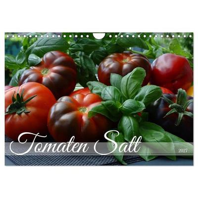 Tomaten Satt (Wandkalender 2027 DIN A4 quer), CALVENDO Monatskalender