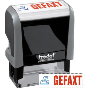 Trodat Office-Printy 4912 Stempel Text Gefaxt