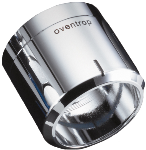 Oventrop Uni SH Design-Abdeckung 1012081 verchromt
