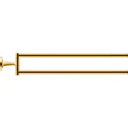 Duravit Starck T Handtuchhalter, zweiarmig, 0099413400, Farbe: Gold Poliert