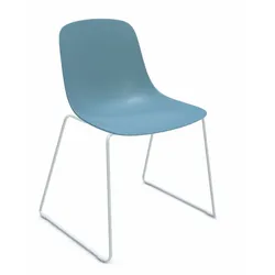 Infiniti Stuhl Pure Loop Sled Kunststoff Blau