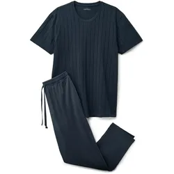 Tchibo - Pyjama-Set - Herren - Gr. M - dunkelblau