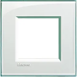 Legrand LNA4802KA Abdeckrahmen LIVINGLIGHT: 1-fach, 2 Module, Farbe: Aquamarin