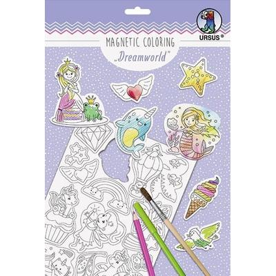 URSUS 2 Blatt Magnetic Coloring 'Dreamworld'