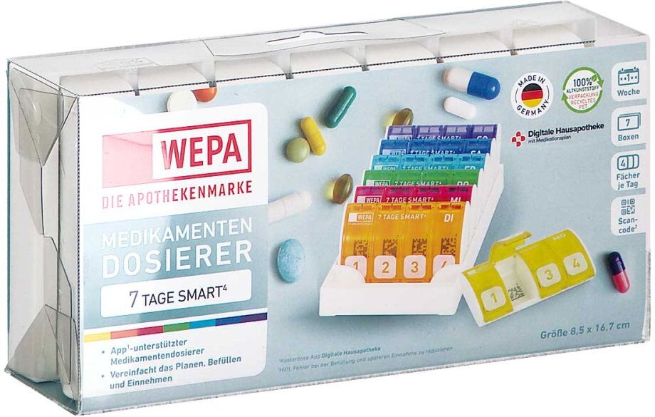 Wepa 7 Tage Smart4 Wochenmagazin Uv-schutz+ Regenb