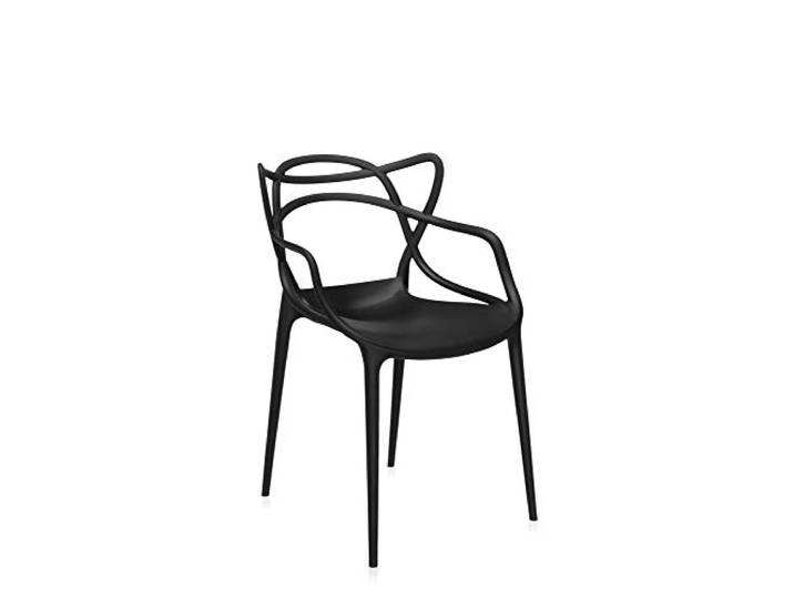Kartell Masters, Stuhl, Schwarz, 2er-Satz