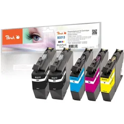 Peach, Druckerpatrone, Spar Plus Tintenpatronen, kompatibel zu Brother LC-3213 (BK, C, M, Y)