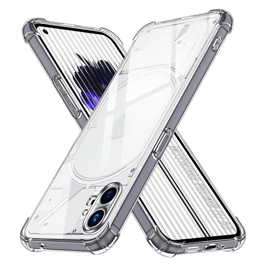 Techsuit - Shockproof Clear Silicone - Nothing Phone (1) - Clear (Nothing Phone (1)) (56344810)