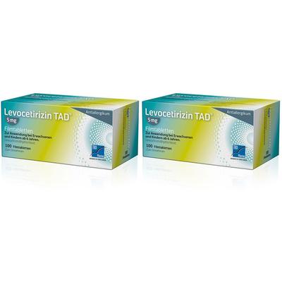 Levocetirizin TAD 5MG FTA Doppelpack 2x100 St Filmtabletten
