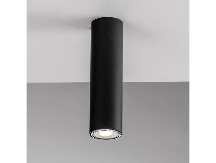 Pendelleuchte Fluke Typ A 20cm Schwarz/Schwarz Material: Metall Metallart: Aluminium Oberfläche Metall: Lackiert GU10