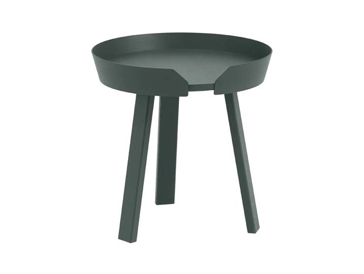 Muuto Around Beistelltisch klein Dark green
