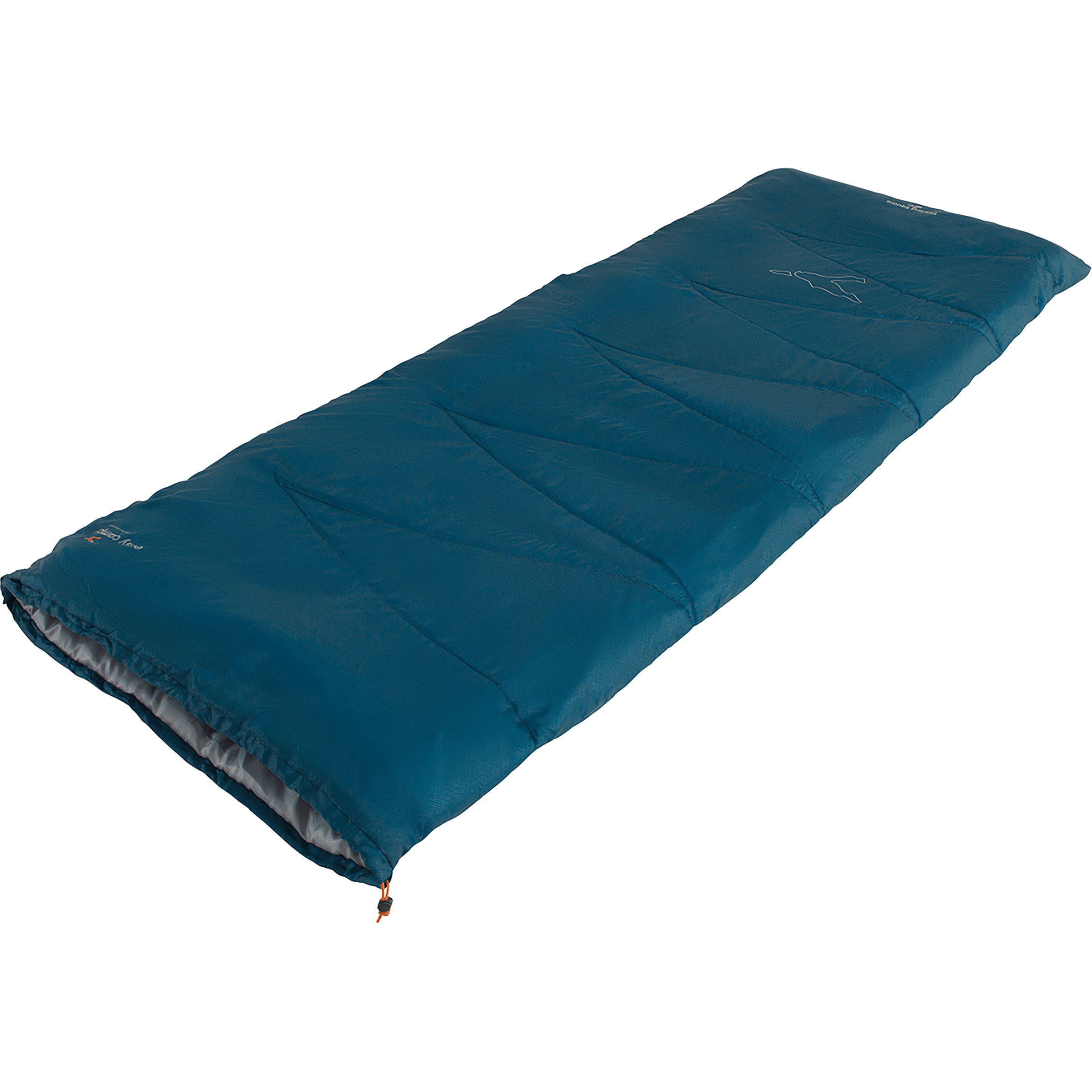 Easy Camp Starling Square 10°C Schlafsack Kunstfaserschlafsäcke blau Größe max. 190cm Trekking Isolierend