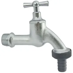 AquaCraft Auslaufventil mit Knebelgriff 3/4 Zoll 1001000116 matt verchromt