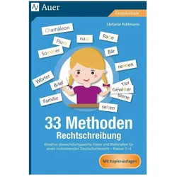 33 Methoden Rechtschreibung, Schulbücher von Stefanie Pohlmann