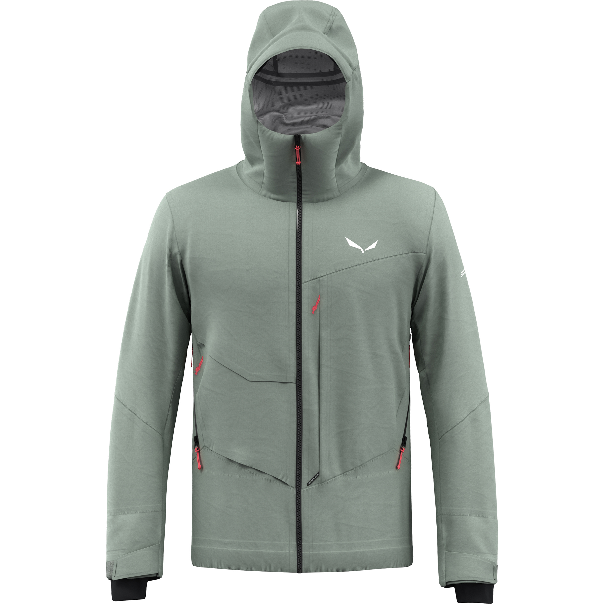 Salewa Sella Free 3L PTX Herren Regenjacke grau Größe S Skitour Winddicht Wasserabweisend