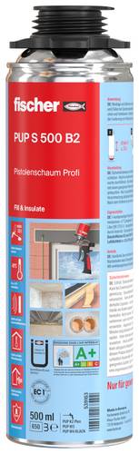 Fischer PUP S 500 Maxi Pistolenschaum Herstellerfarbe Beige 539163 500ml