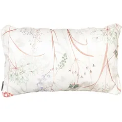 Natura Punto, Dekokissen, Deko-Kissen Outdoor, Blumenmuster weiss, 30 x 50 x 10 cm (50 x 30 cm)