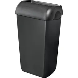 Abfalleimer schwarz 23 Liter Kunststoff