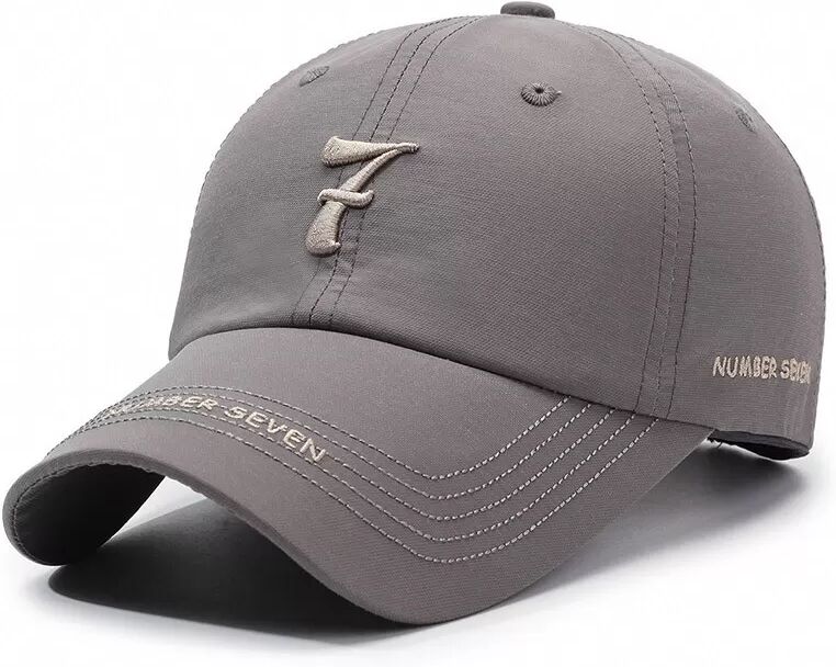 INF Casquette de baseball - Respirante et élégante pour l'été Gris