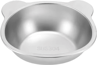 Inspire Curations ElevaPaw Tilted Raised Cat Bowls With 304 Stainless Steel Neck Guard Design 1pc Bowl