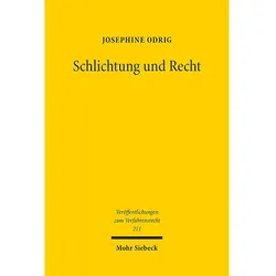 Schlichtung und Recht, Fachbücher von Josephine Odrig