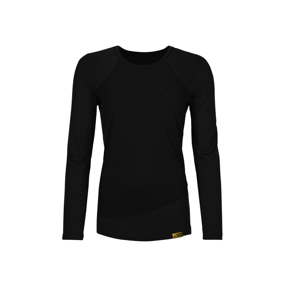Grüezi Bag Woodwool Longsleeve Lady Chapel black (1000) XS 2350-1000-XS