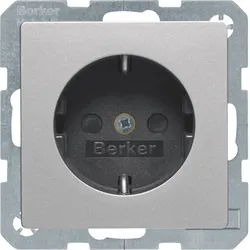 Berker 47236084 Steckdose SCHUKO erh BS Q.x alu