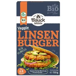 VeggieBurger Mischung - Linsen 150g