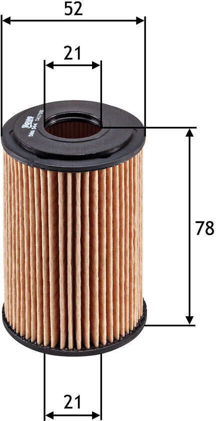 Valeo Ölfilter 586544 Filtereinsatz 78mm Für Mercedes