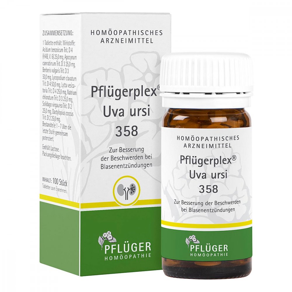 Homöopathisches Laboratorium Alexander Pflüger Gmb Pflügerplex Uva Ursi 358 Tabletten 01565589