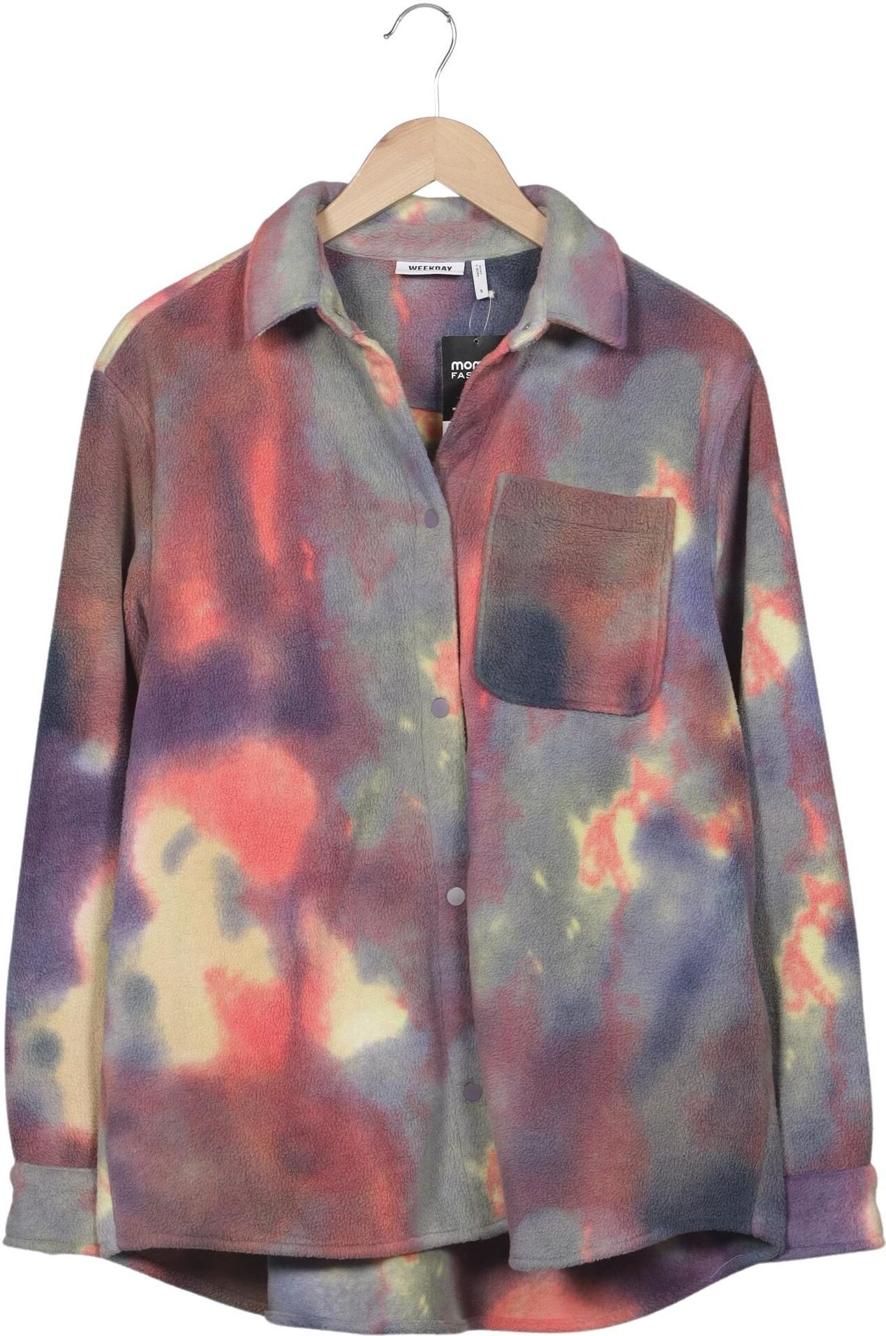 Weekday Damen Jacke, Mehrfarbig, Gr. S, Synthetik - Second Hand