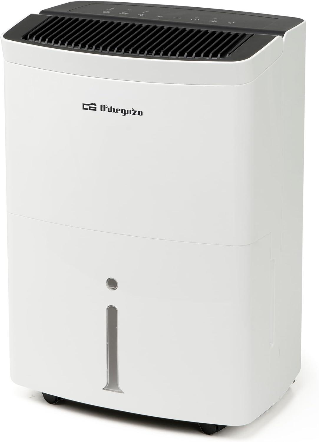 DH 2075 Luftentfeuchter, 20 Liter pro Tag, für eine Fläche von 120 m², LED-Display, umweltfreundliches Kältemittel R290, Timer, 24-Stunden-Timer, großer 5,5-Liter-Tank, waschbarer Filter