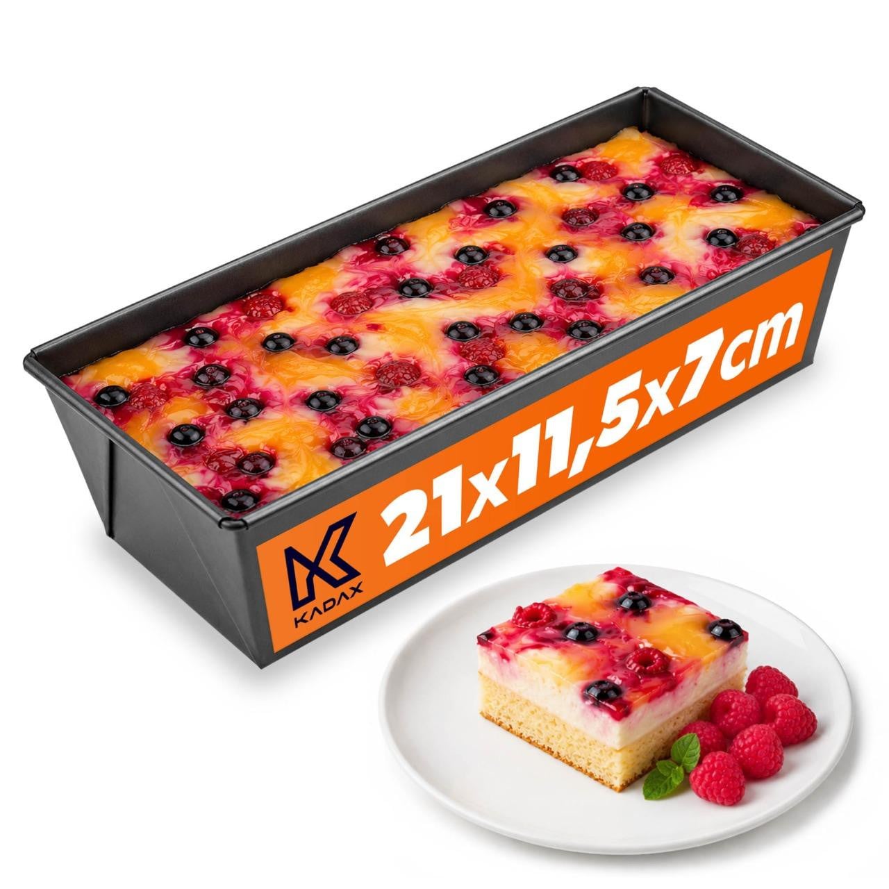 KADAX anti-aanbak bakvorm 21x11 cm
