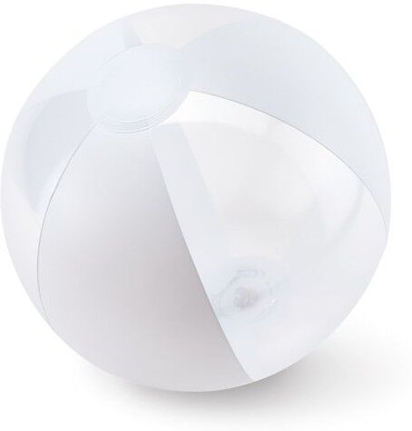 Ballon de plage personnalisable gonflable AQUATIME blanc