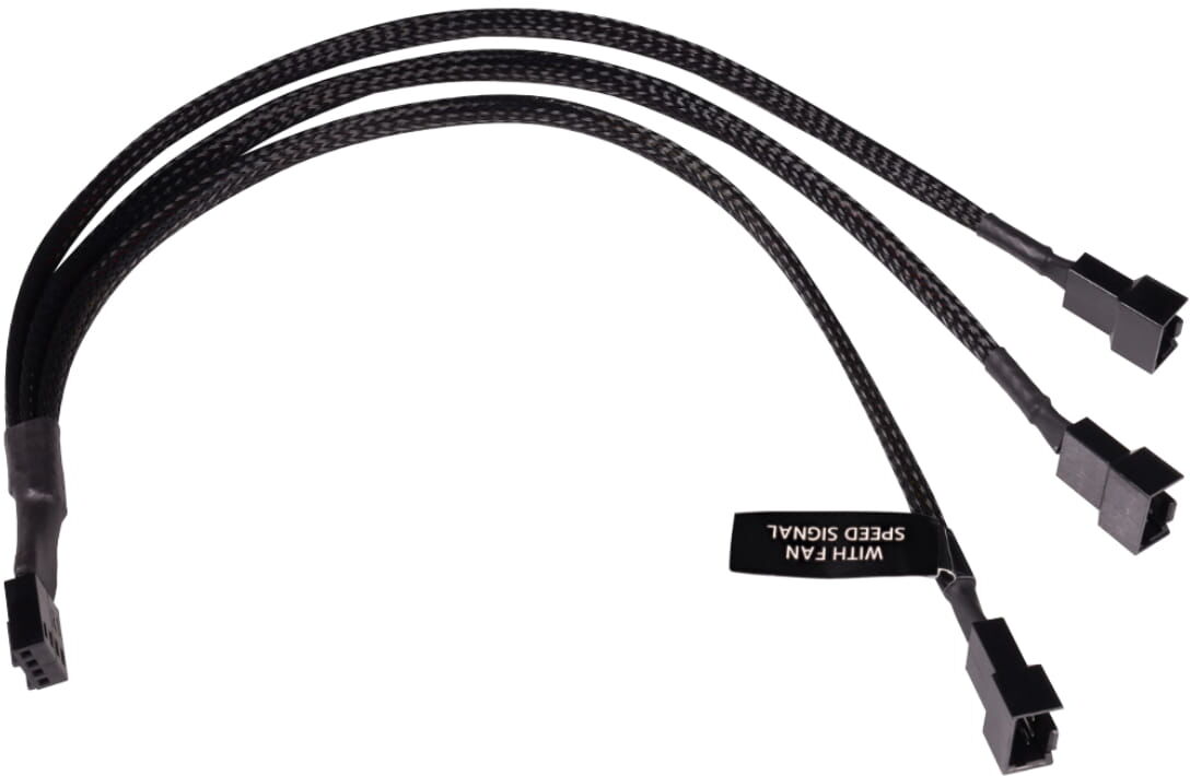 Alphacool Y-Splitter 4-Pin auf 3x 4-Pin PWM 30cm