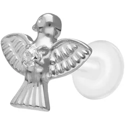 PTFE Labret mit Innengewinde + Titan-Aufsatz GEIER