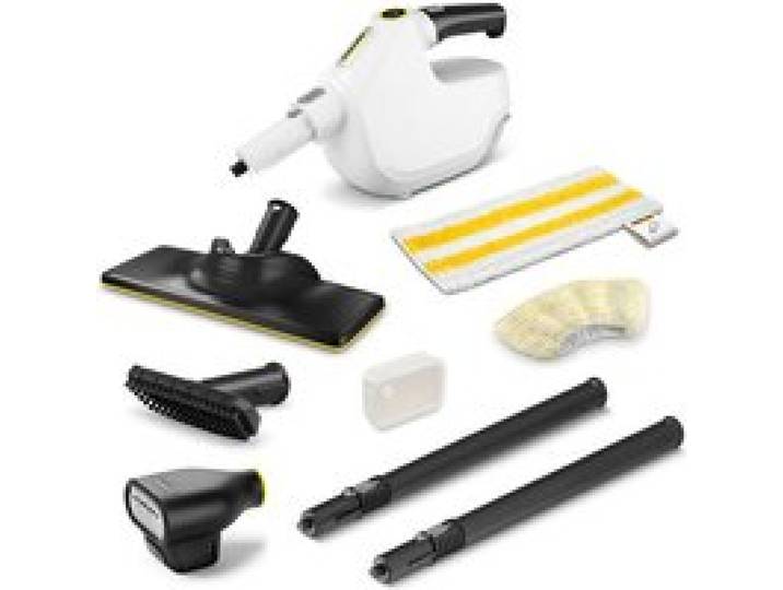 Balai vapeur Karcher SC1 Multi & Up Textile Edition - Puissance 1200W- défroisseur à main- Accessoires inclus- multifonctions