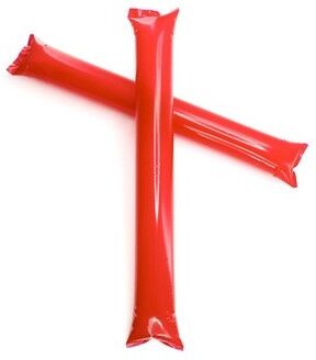 Bâton gonflable personnalisé en LDPE Tap Tap Stick LDPE rouge