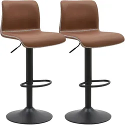 2er Set Barhocker Henchy Kunstleder
