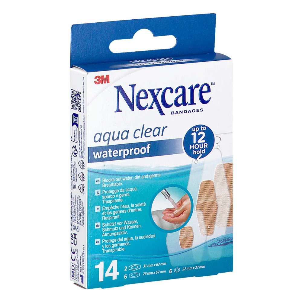 3M Deutschland GmbH Nexcare Aqua Clear Waterproof Assortiert 3 Größen 16789917
