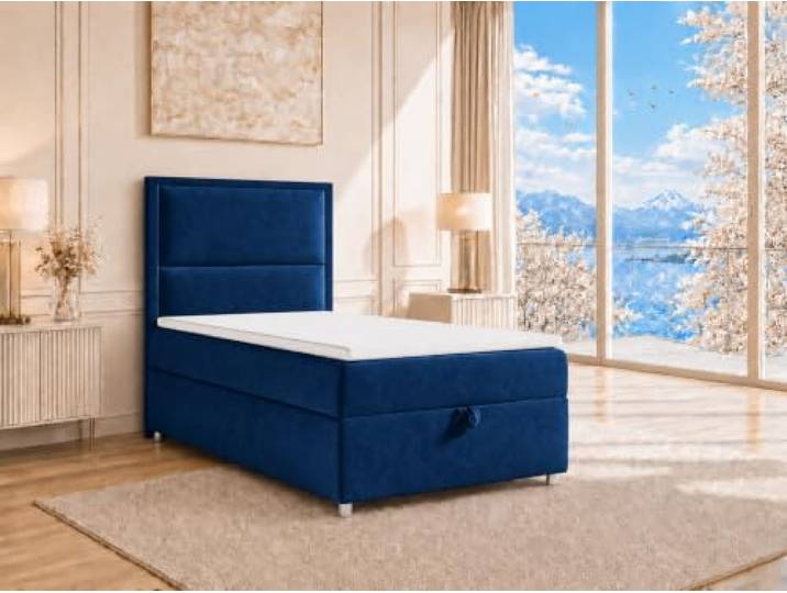 Best For Home Boxspringbett Trinity k-11 mit 7-Zonen Bonell-Federkernmatratze Boxspringbett 80x200 Boxsprintbett mit Matratze Und Stauraum Polsterbett 80x200 - Lieferung bis Bordsteinkante