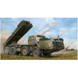 Trumpeter Russian 9A52-2 Smerch-M multiple rocket launcher of RSZO 9k58 Smerch MRLS