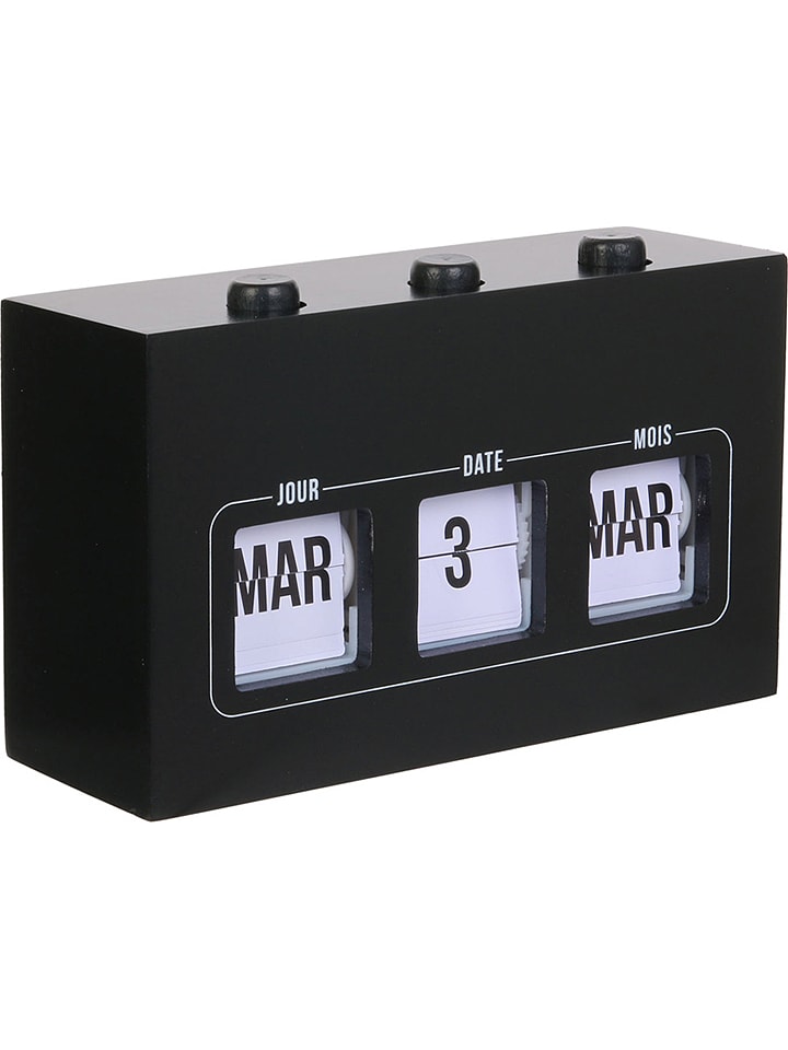 Make a Wish Kalender "Flip Flap" in Schwarz - (B)19,5 x (H)11 x (T)6,5 cm - onesize