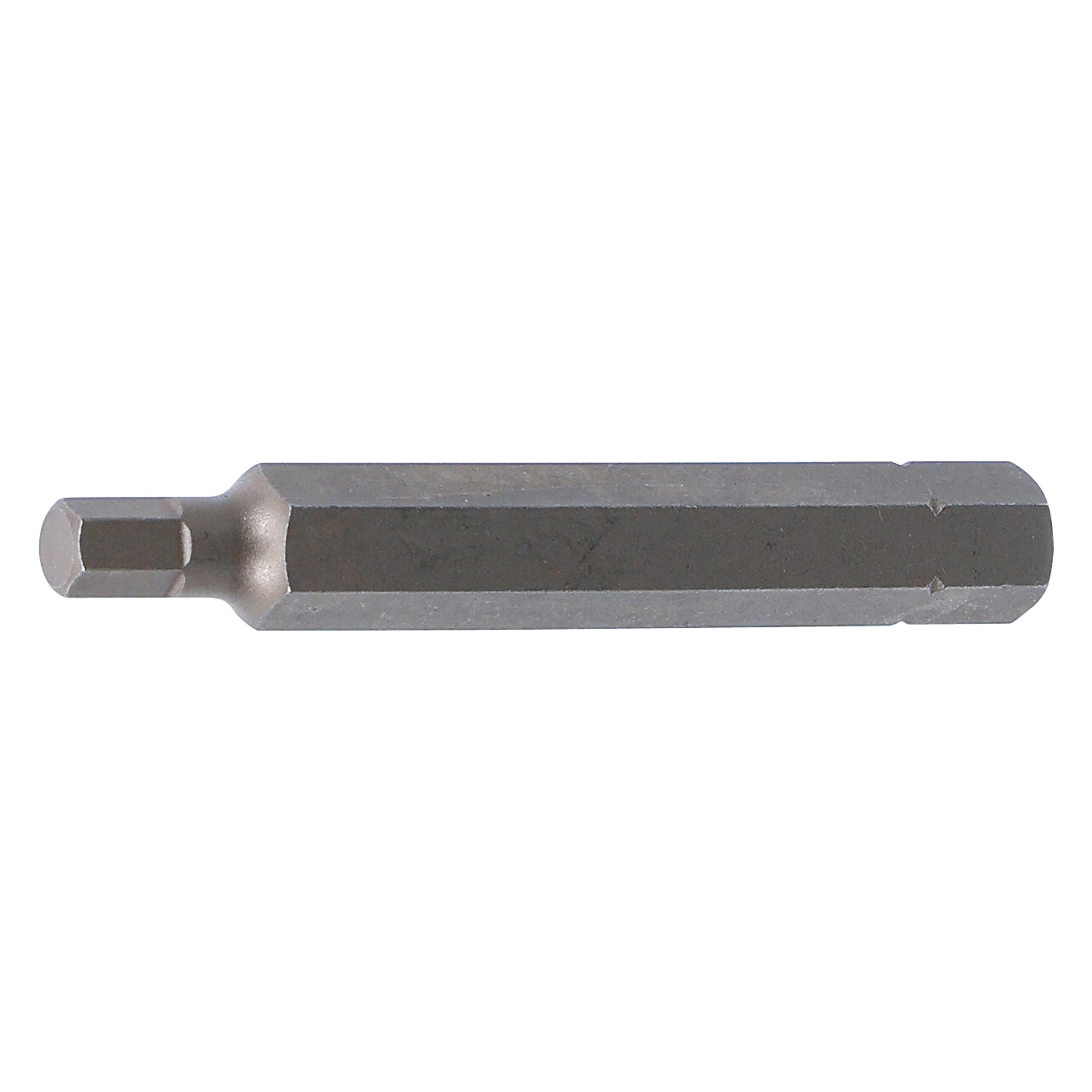BGS Bit Länge 75 mm Antrieb Aussensechskant 10 mm (3/8") Innensechskant 6 mm (Innensechskant) (4961)