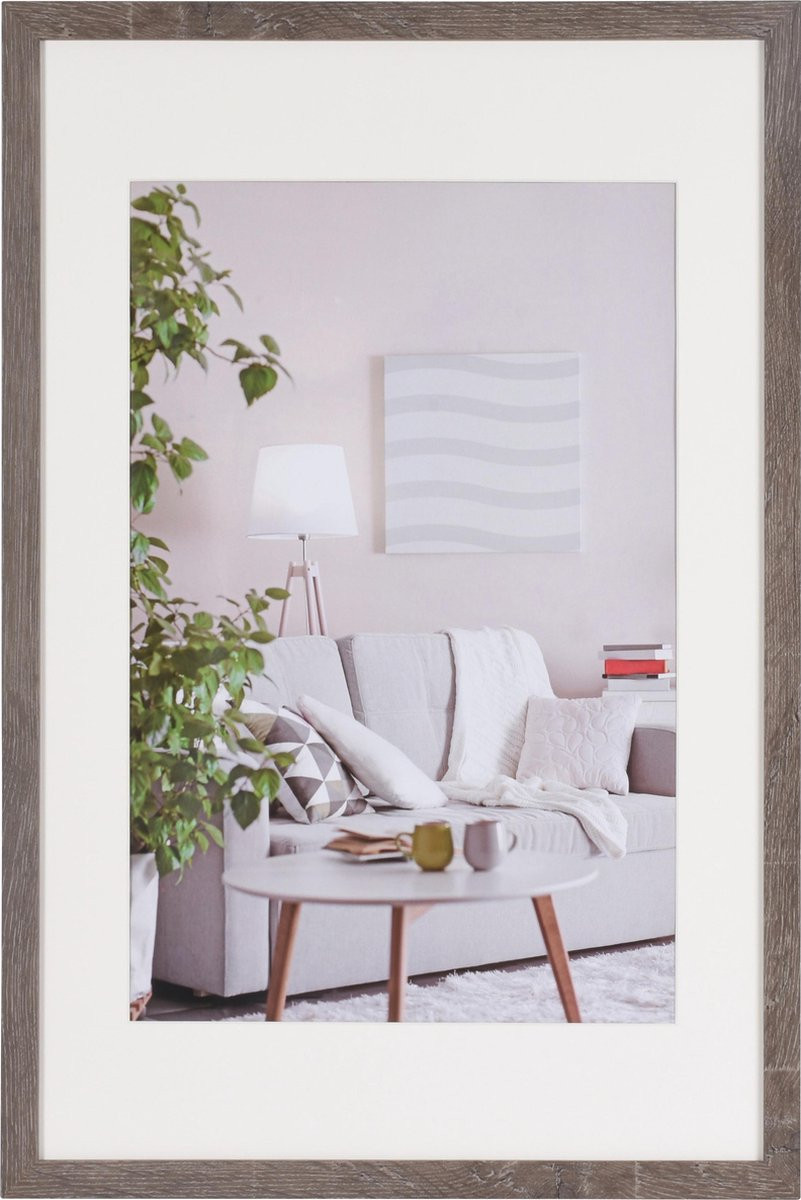 Henzo Moderne Fotolijst - Donkergrijs - 40x60 cm