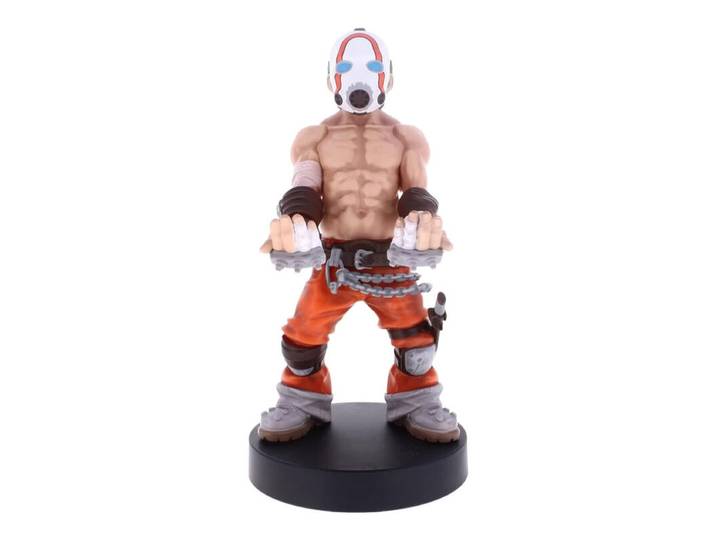 Cable Guys Borderlands Figurine Gaming Psycho - Support pour manette ou smartphone - Câble USB Inclus - 20 cm