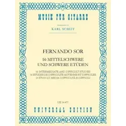 16 mittelschwere und schwere Etüden aus op.6, 29, 31