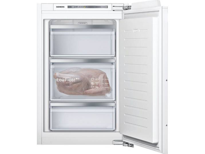 SIEMENS Einbaugefrierschrank iQ500 GI11VADC0, 71,2 cm hoch, 56 cm breit, Low Frost: geringere Eisbildung & schnelleres Abtauen